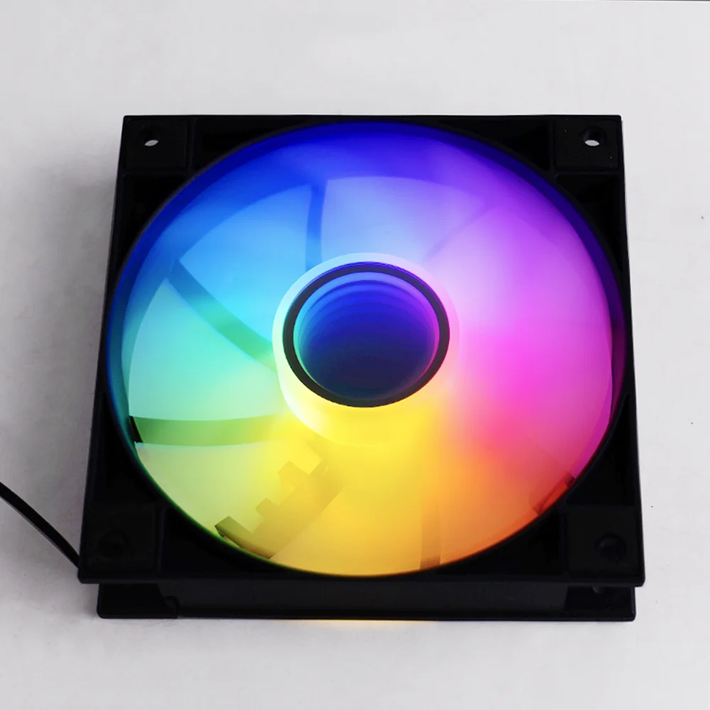 MANMU pc Gaming Rgb Kipas Komputer Pendingin Kipas Komputer Cpu 120mm 12V Kipas Casing pc