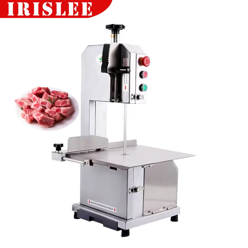 Electric Bone Cutter Commercial Bone Sawing Cutting Machine Pork Ribs Frozen Meat/Lamb/Beef Trotters Bone Steak Cutting Machine