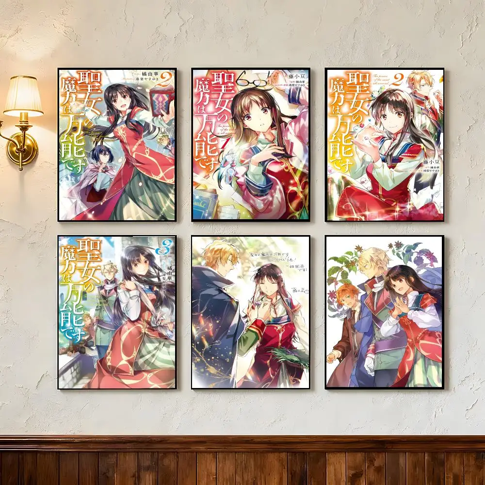 Anime Saint's Magic Power Omnipotent Poster Wall Art Poster Prints Home Wall Decor Gift for Living Room, Bedroom Bar & Parlor