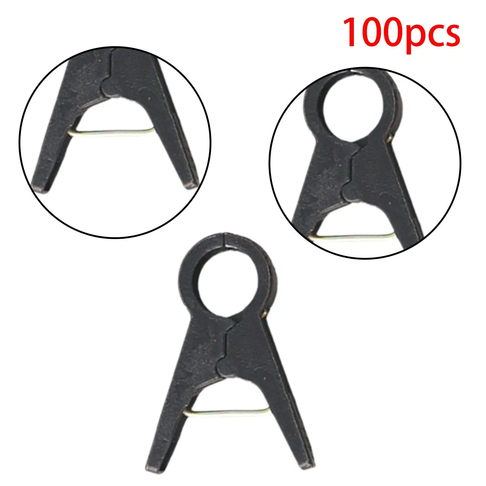 100 Pieces Garden Plant Clips Vertical Gardening Tools Support Flower Vine Clips for Climbing Plants Roses Cucumber Outdoor