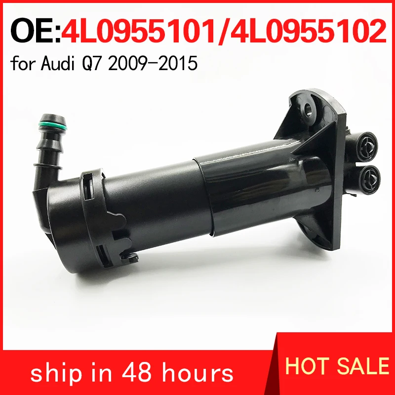 4L0955101 4L0955102 for Audi Q7 2007-2015 Cleaning Device for Headlight Nozzle of Car Headlights Spray Gun