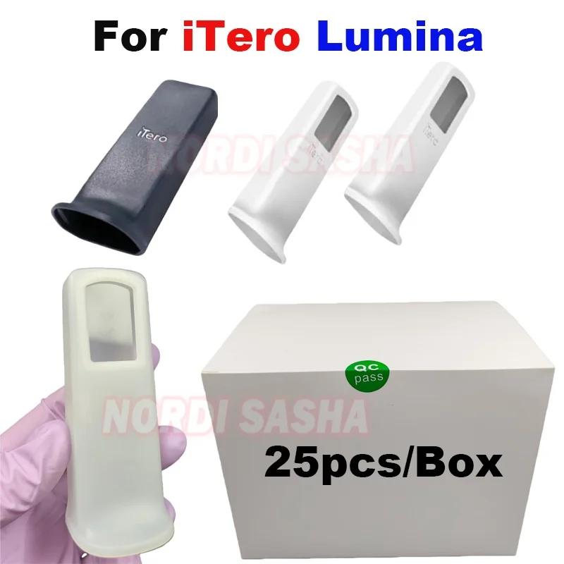 25Pcs/Box Disposable Protective Cover Sleeves Suitable for iTero Lumina Intraoral Scanner Dental PE  Protective Cover