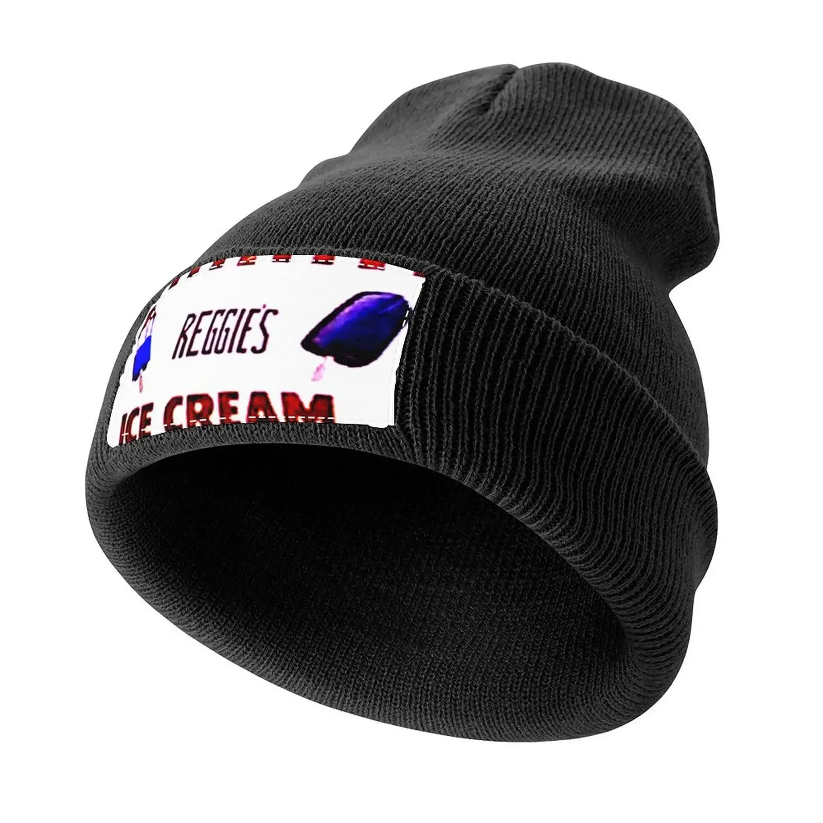 

Reggie's Ice Cream Knitted Cap Fashion Beach tea Hat Luxury Brand Caps Male Women's