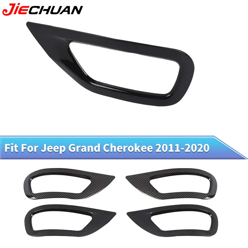 

JIECHUAN Car Rear Fog Light Trim Ring Decorative Cover Fit For Jeep Grand Cherokee 2011-2020,Auto Exterior Styling Accessories