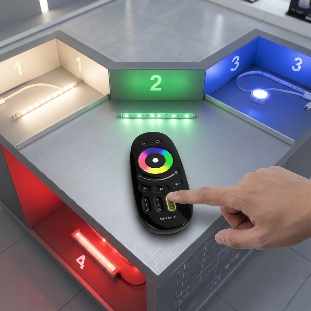 Miboxer FUT037W+ FUT089 FUT092 3In1 WiFi+2.4GHzRF Tuya Smart Voice Control Controller for Color RGB RGBW RGBCCT Led Strip light