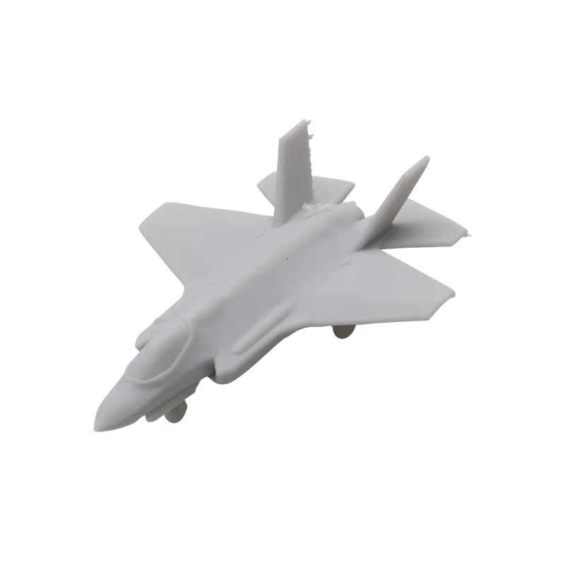 10PCS 1/2000 700 400 350 Scale Miniature F-35A Stealth Fighting Aircraft Model Simulation Fighter Jet with Landing Gear DIY Toys