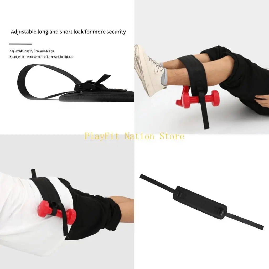 

242F Adjustable Homes Booty Belt Hip Thrusts Belt Foldable Band for Dumbbells, Kettlebells, Plates and Resistance Workout