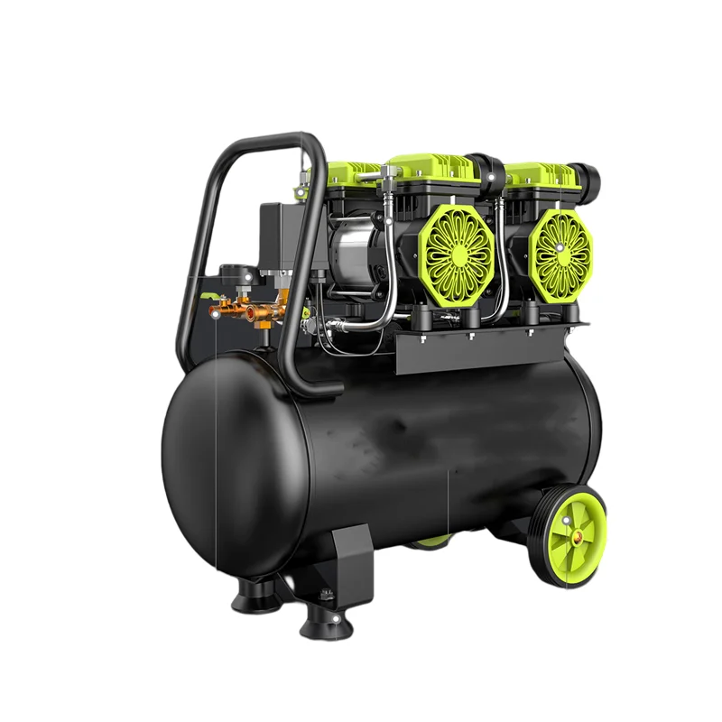 

Household Air Compressor High Quality 60 Liter Air Compressor Powerful Low Noise Oil Free Air Compressor