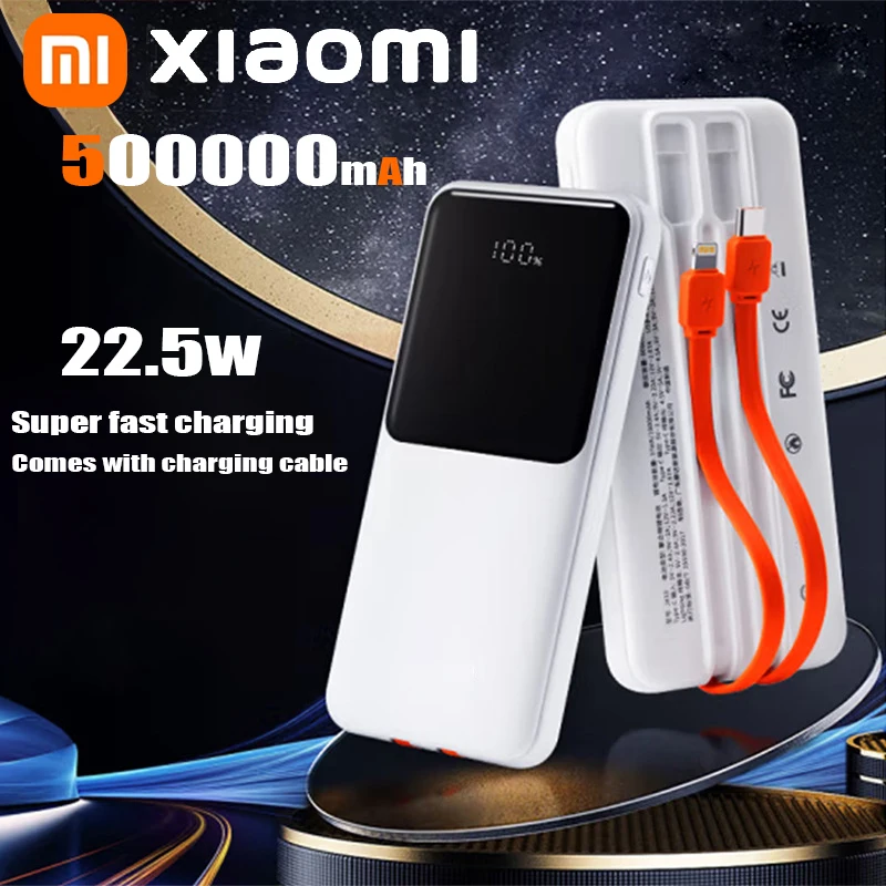 

Xiaomi Power Bank 50000mAh PD 22.5W Fast Charging Phone External Battery Powerbank Charger for Poco iPhone Samsung iPad ﻿