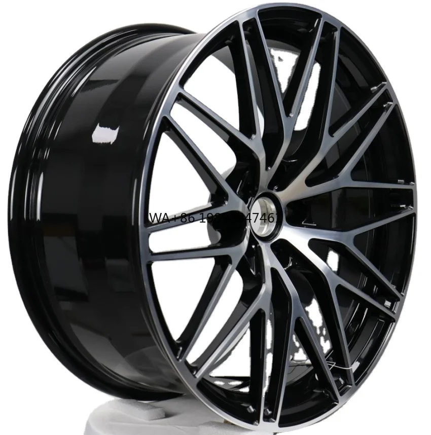 FORGED WHEELS China Source Factory Glossy Black Machine Face 20Inch 5 Holes 112 Car Hub for