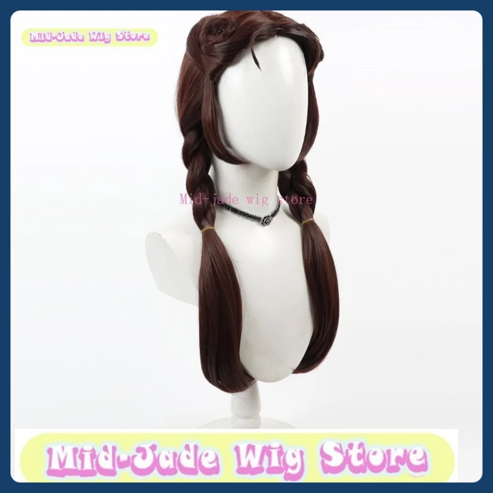 Peluca de jade medio tienda Identity V niña Dorothy Cosplay peluca Anime juego de rol pelo sintético accesorios de disfraces de Halloween