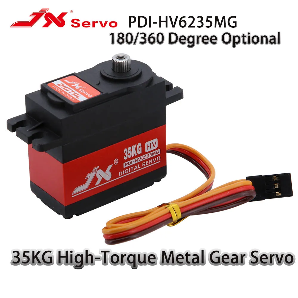 

Jx/35 кг металлическая шестерня с высоким крутящим моментом, стандартный цифровой сервопривод, радиоуправляемый альпинистский автомобиль, модель самолета, дрона, робот, механическая рука, универсальный сервопривод