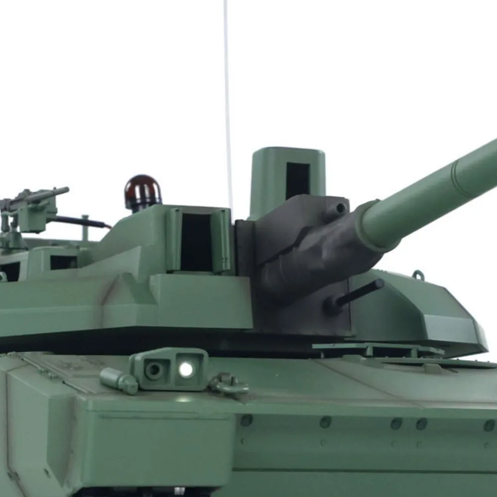 

New 1/16 Tongde RC Tank H2408 Leclerc Battle Tank RTR Infrared BB Shooting Barrel Recoil 320 Degree Electric Toys Panzer Model