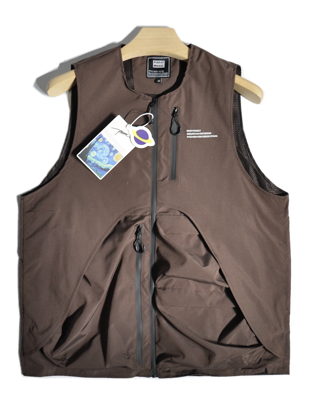 

y Outdoor Multi-ket Workwear Fiing Vest Men's Mountain Series Sports Vest Loose Fit Spring 2025 Youth Sle