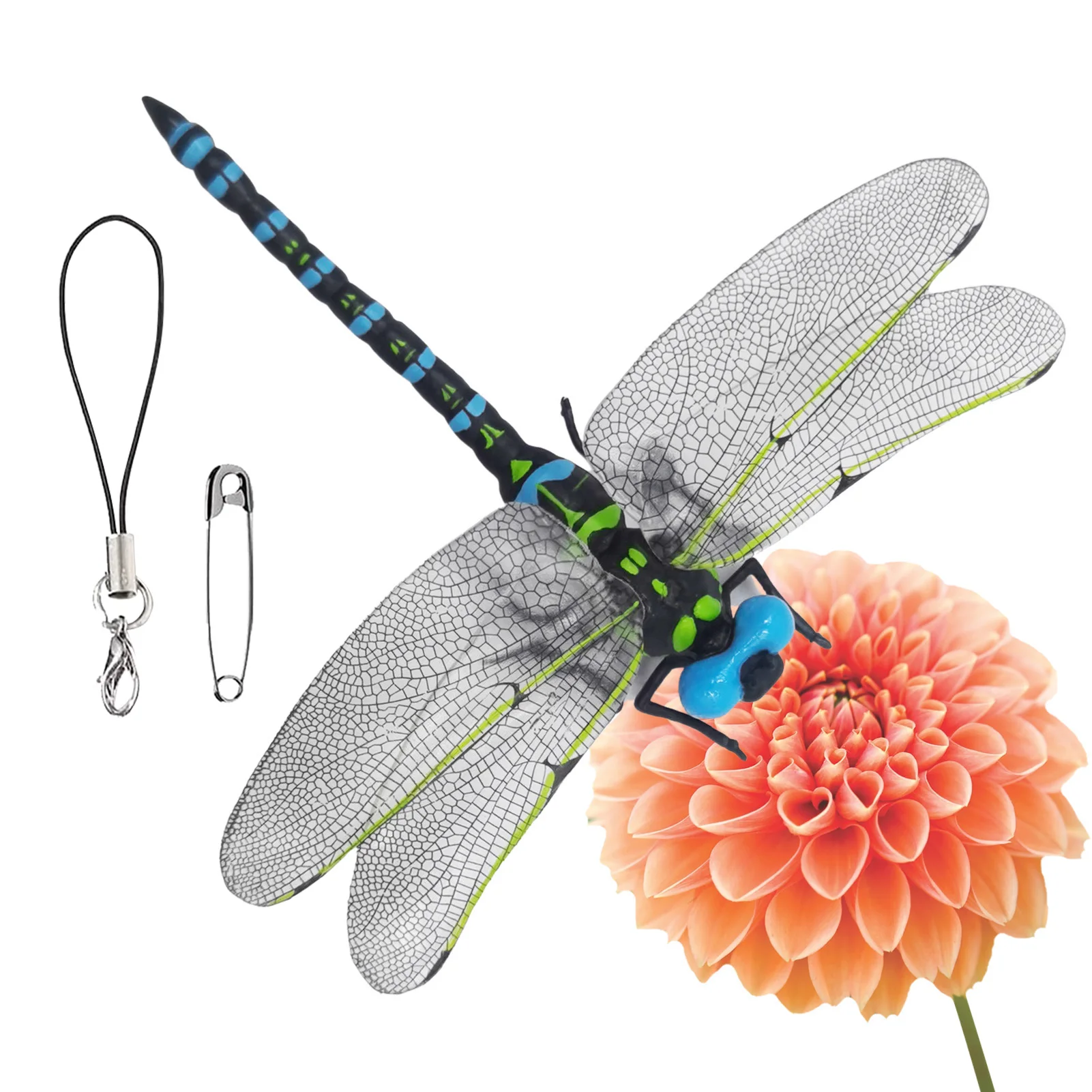 Dragonfly Decor Simulation Decoration Camp Fishing Outdoor Decorations Large Dragonfly Art Decor With Pin Dragonfly Sculpture