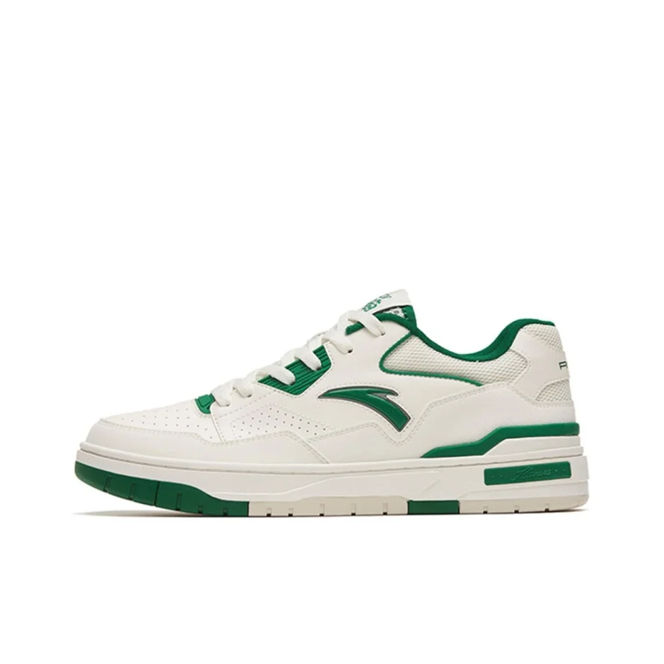 anta-flame-40-slip-resistant-abrasion-resistant-low-top-skateboard-shoes-men's-white-green-112328081-5