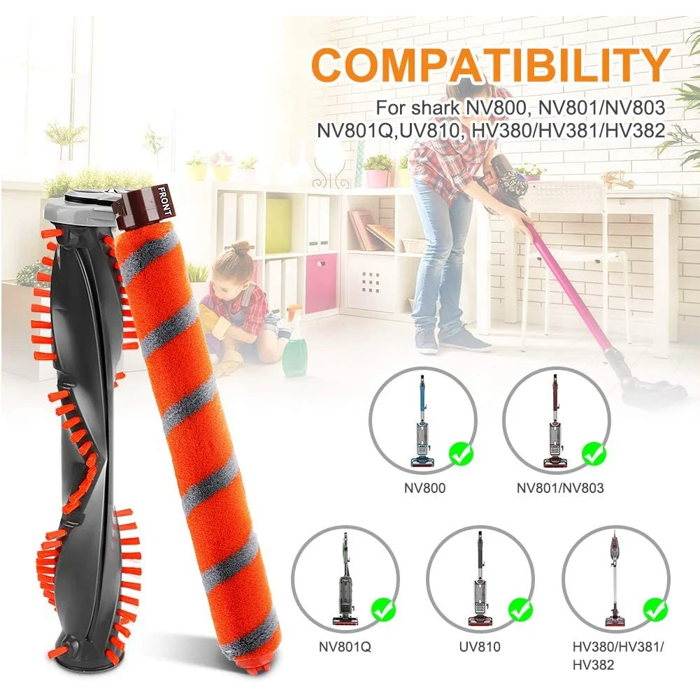 popular Vacuum Roller Brush Replacement for Shark Duo Clean NV800 NV800W NV801 NV801Q NV803 UV810 HV380 HV381 HV382 HV384 Parts