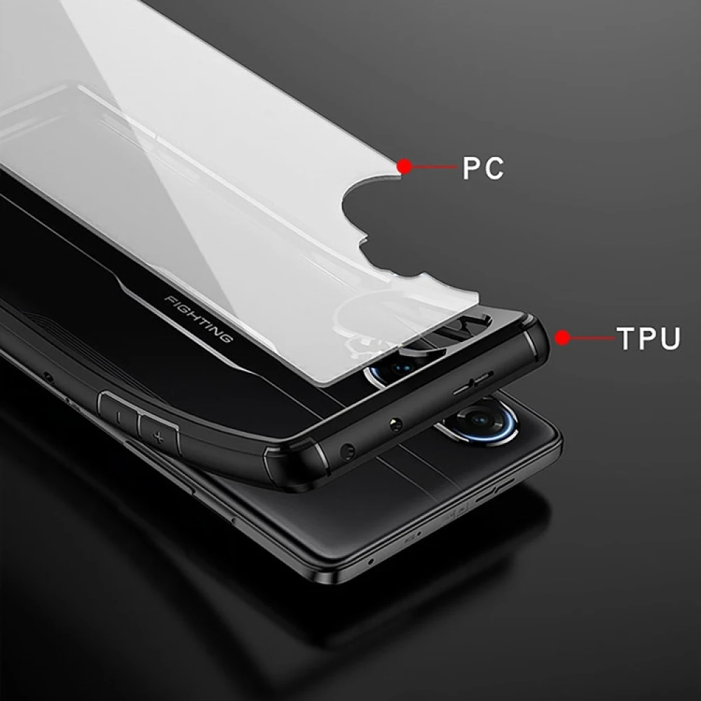 ROG 8/ROG 8 Pro용 TPU + PC 휴대폰 보호 케이스, 휴대폰 액세서리