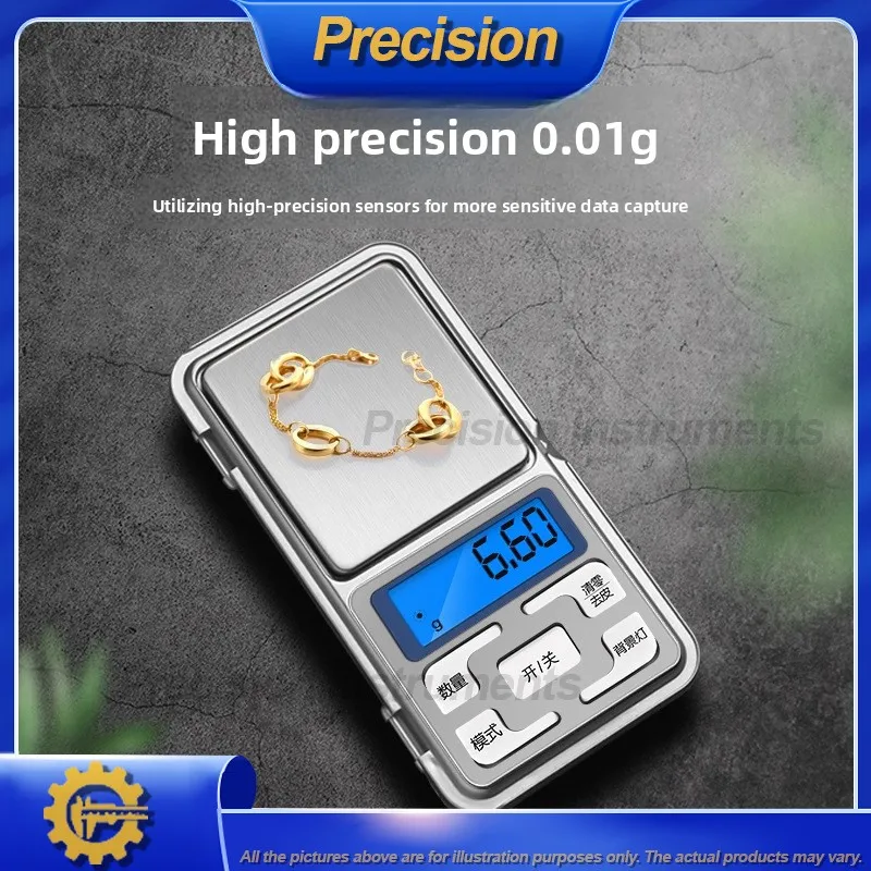 

2026 High Precision Mini Portable Jewelry Scale Electronic Pocket Weight Scale for Small Items Lightweight and Compact Design