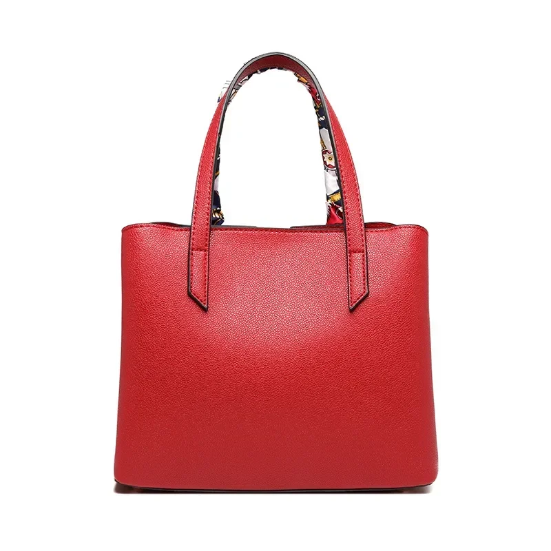 Bags womens new trendy atmosphere fashion soft leather bridal bag red ladies handbag womens bag crossbody bag Casual Tote Bucket