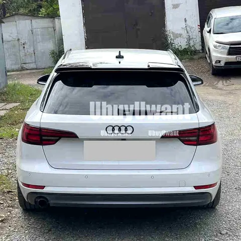 2017 ~ 2022 Audi A4 RS4 B9 Avant Allroad Spoiler High Quliaty ABS 뒷 창 트렁크 윙 광택 블랙 탄소 섬유 모양