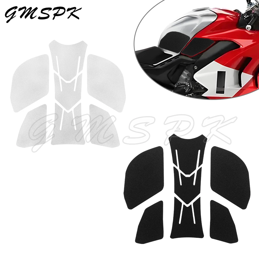 

Motorcycle Tank Traction Pad Anti Slip Sticker Kits Gas Tank Knee Grip Protector Fit for Ducati V4 Panigale V4S V4R V4 S 2022-UP