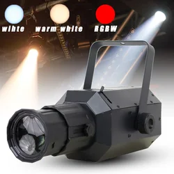 YUER 30W/60W Profile Spotlight COB RGBW DMX512 Concert Stage Party Dj Disco Center Club Performance Stage Focus Stage Lighting