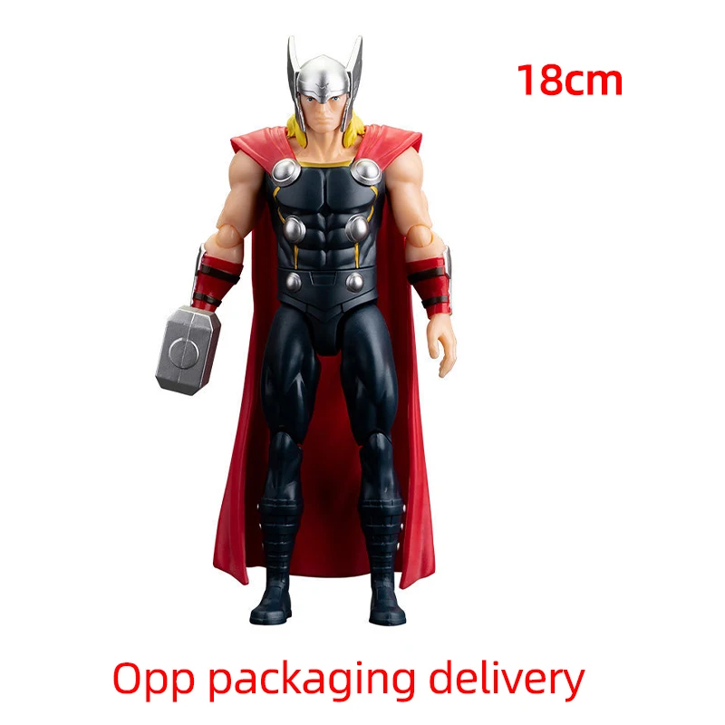 18cm Originele ZDTDS Avengers Legends Figuur Speelgoed Spider America Captain Miles Morales Thanos Ghost Iron Man Mk Hulk Box Thor Pop