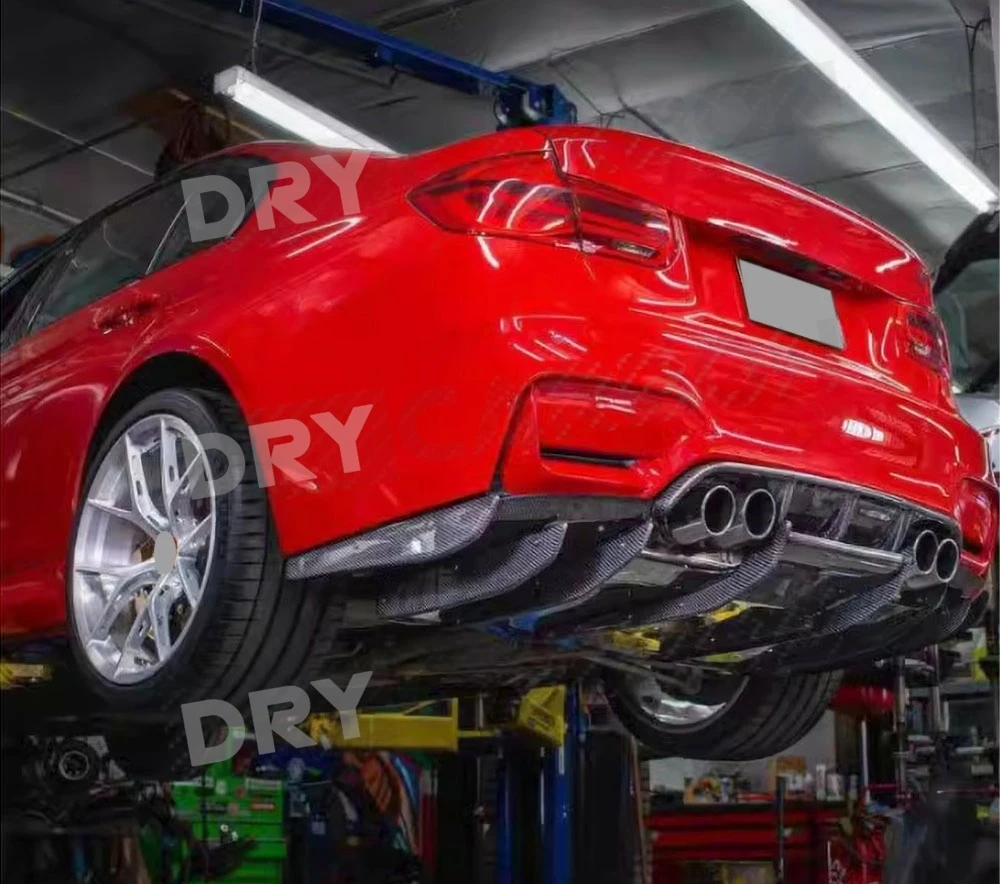 

Carbon Fiber Rear Diffuser Bumper Plate for BMW F80 M3 F82 F83 M4 2014-2020 Rear Bumper Diffuser Guard Spoiler FRP