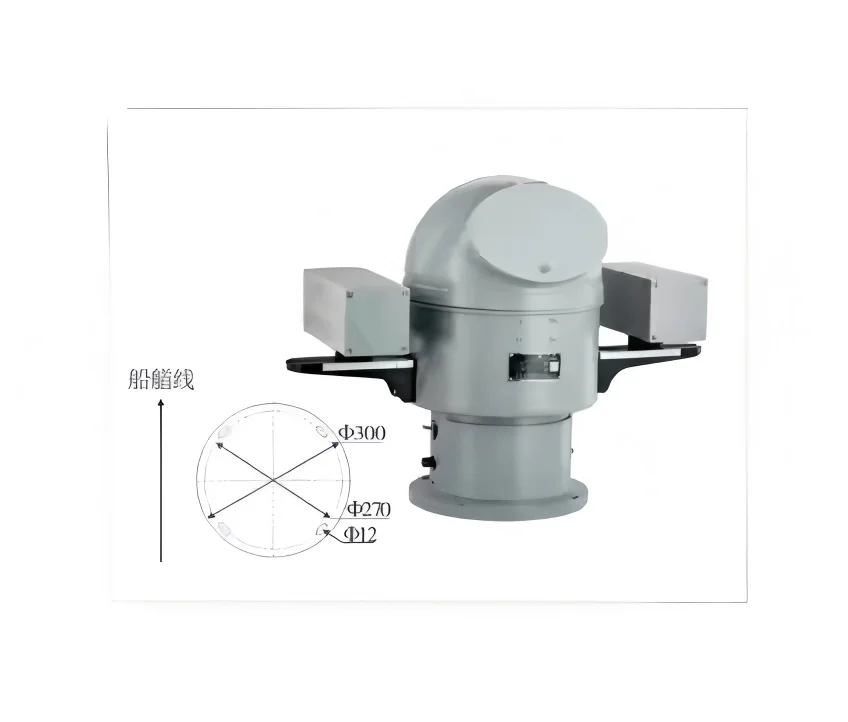 CPT-165A Table Model Magnetic Steering Compass with AC/DC Power Supply CCS Approved for Marine Use
