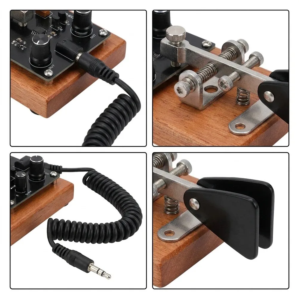For K-8 For CW For Key for Morse Code Drills Featuring Dual Prompt Technology and 13.3x6.6x5.6cm Portable Size