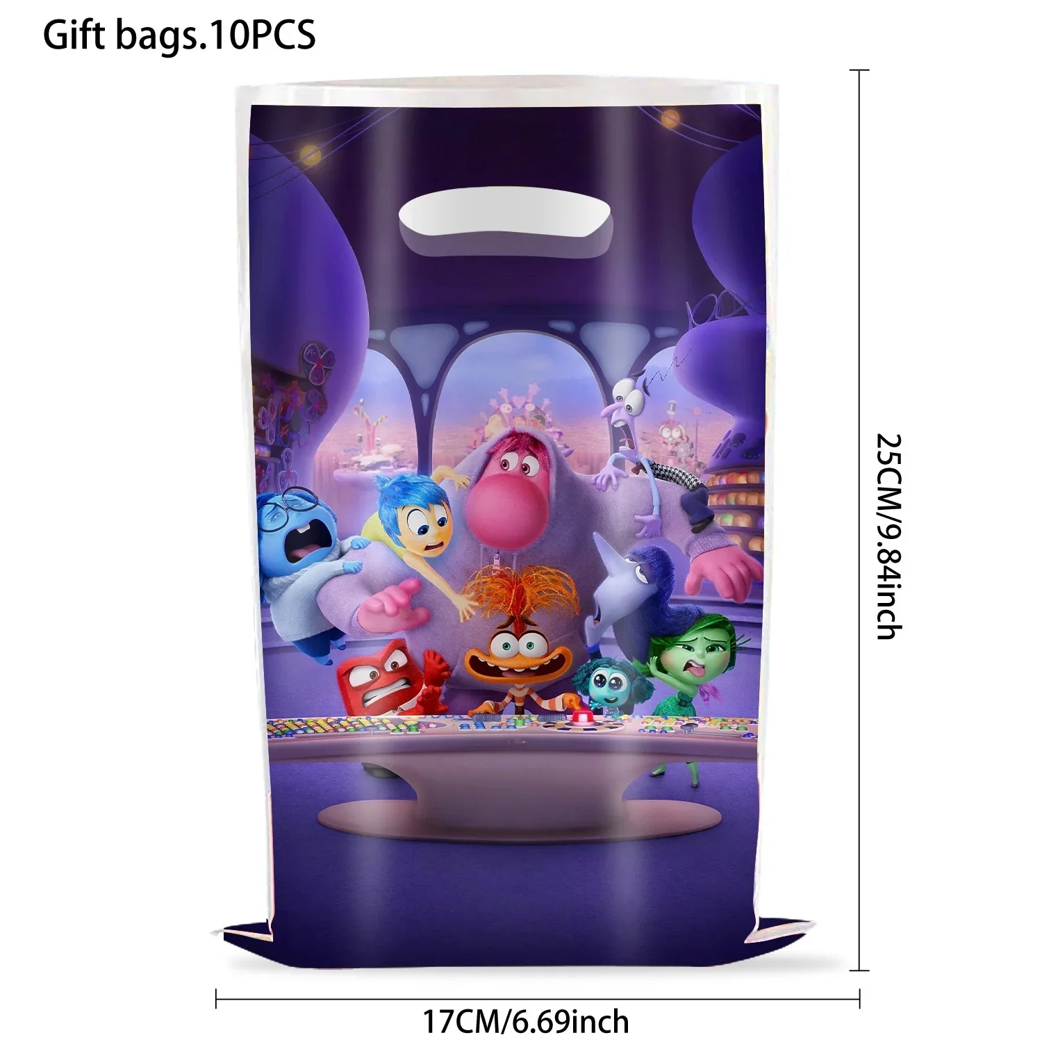 Inside Out Party Decorations Set Plates Napkins Balloons for Kids Birthday Baby Shower Party Supplies view 6