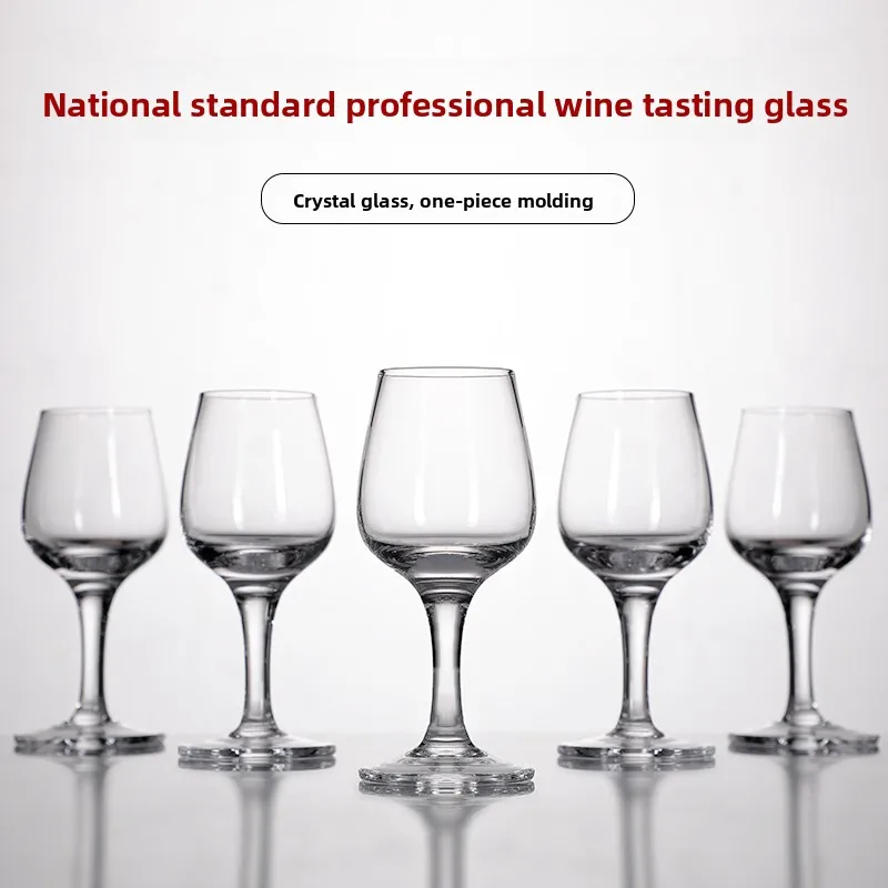 Professional Crystal Glass Wine Tasting Cup 50ml High Footed Tulip Shape Baijiu Drinking Glass for Sommeliers And Winemakers