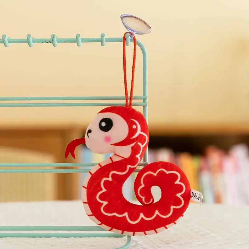 2025 Snake Year Doll Plush Kawaii Soft Doll Collection Bedroom Decoration Hanging New Year Gifts Chinese Styles Toys for Kids