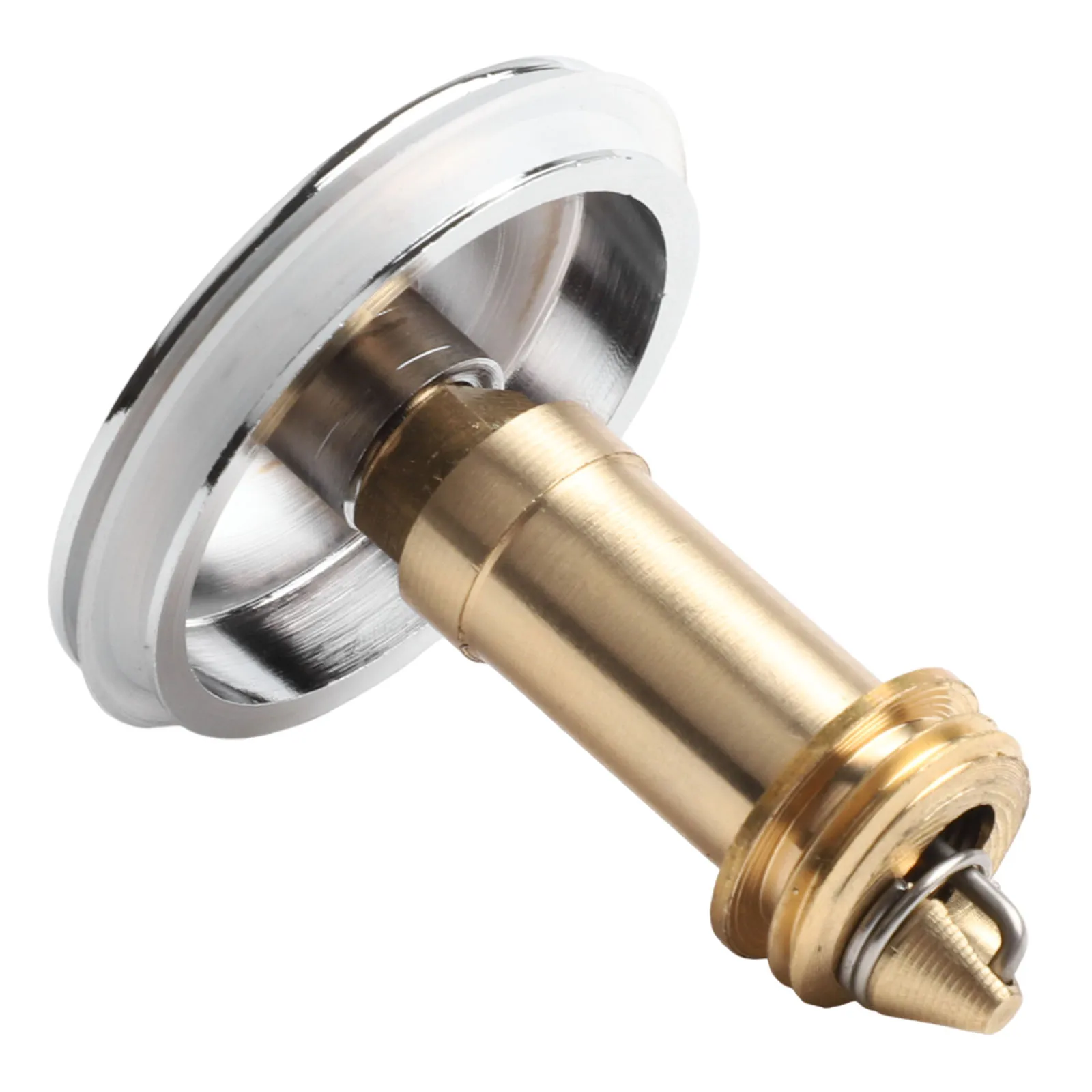 38mm Bathroom Drain Stopper With Bounce Action Push Button Design For Household Wash Basin Bathroom Applications