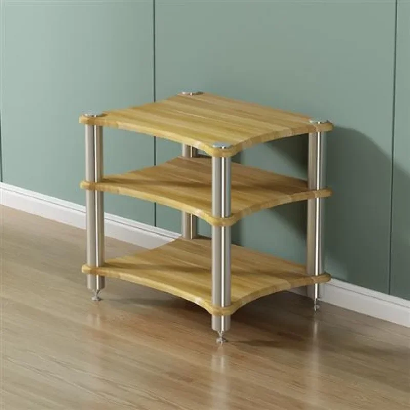 Power Amplifier Cabinet Audio Stand Speaker Stand w/Shock Absorber Foot Nails Shelf EquipmentGoods in stockGoods in stock