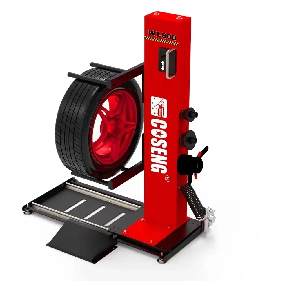 COSENG WL-800 Automatic Tire Balancer Car Wheel Alignment Tool Holder Assist Vehicle Support Frame Lift 110V/220V/380V 150kg