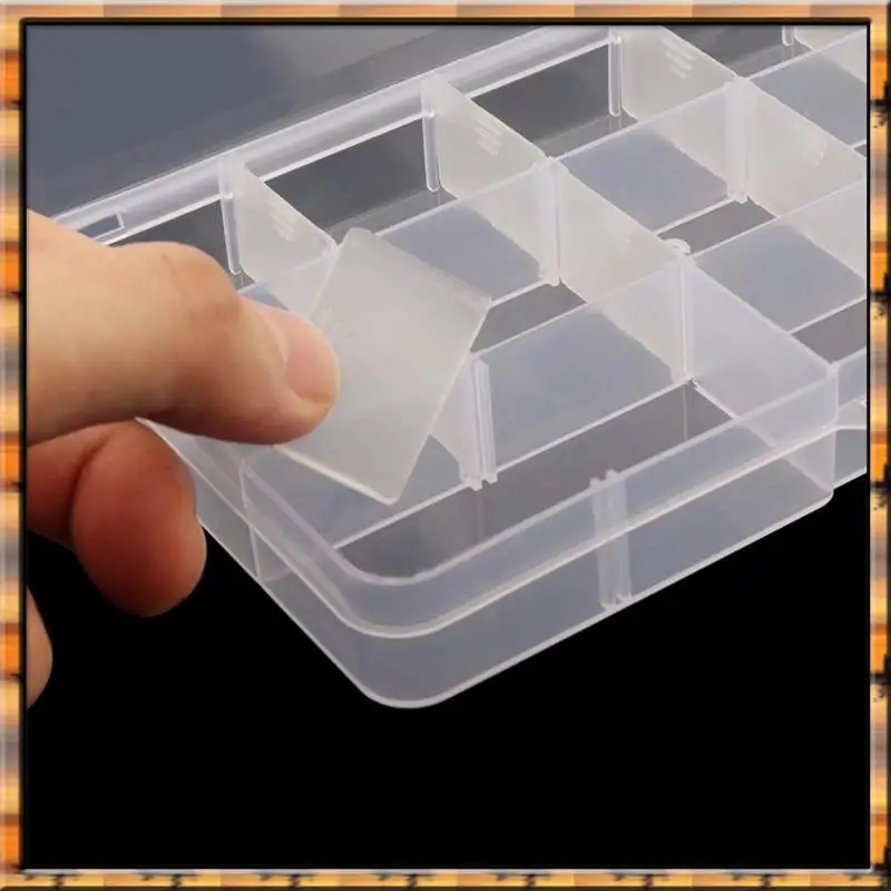 

2025 Trend32piece Storage Plastic Jewelry Box Adjustable Dividers Earring Storage Containers
