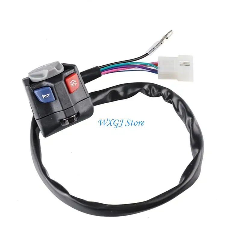 

37JE Universal Dirt Bike Light Switches Ignitions Button Headlight Control Engine Start Stop Waterproof For Harsh Environment