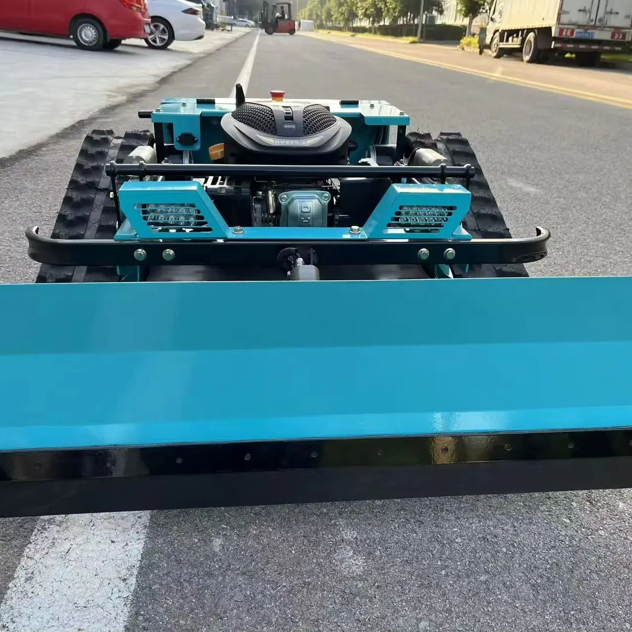 Tosaerba telecomandato da 500 mm - Dispositivo di rimozione automatico delle erbacce da giardino per arrampicata ad alta efficienza per uso domestico Supporto per la spinta della neve