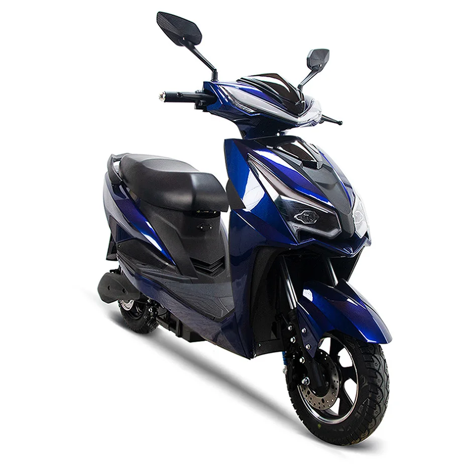 600W 800W 40-50km/h Speed 45-65km Range Double-tube Shock Absorption Rear Shock Absorber Electric Moped with Pedal