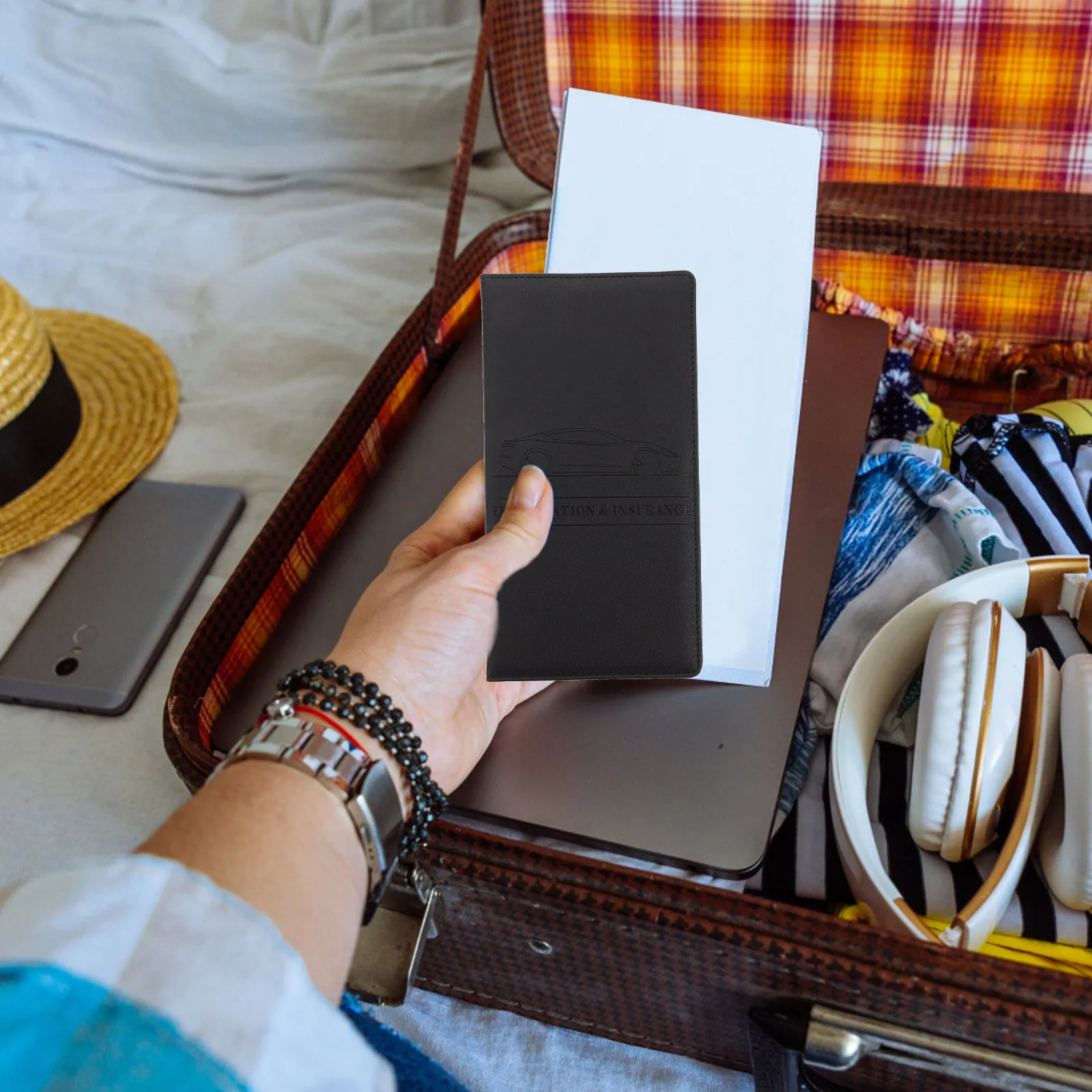 

1 шт. Защитный чехол для карт из мягкого полиуретана, большая сумка для хранения кредитных карт, для деловых поездок и офисного использования