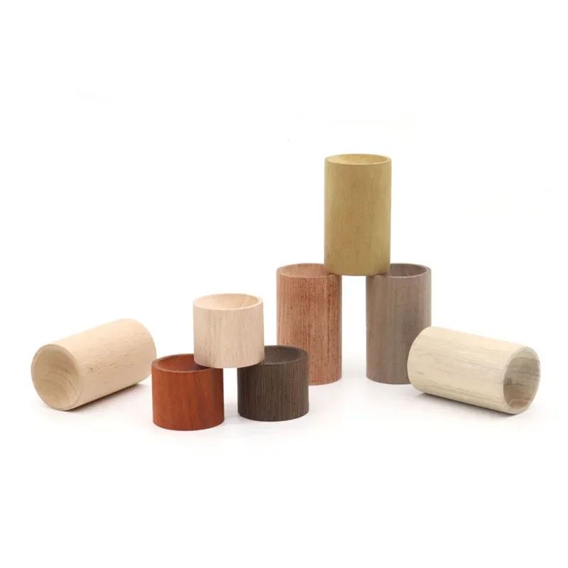 1pc Expanded fragrant wood Cylinder Indoor Desktop Loose fragrance Beech/ Walnut/ Bubinga  Aromatherapy spreading wood