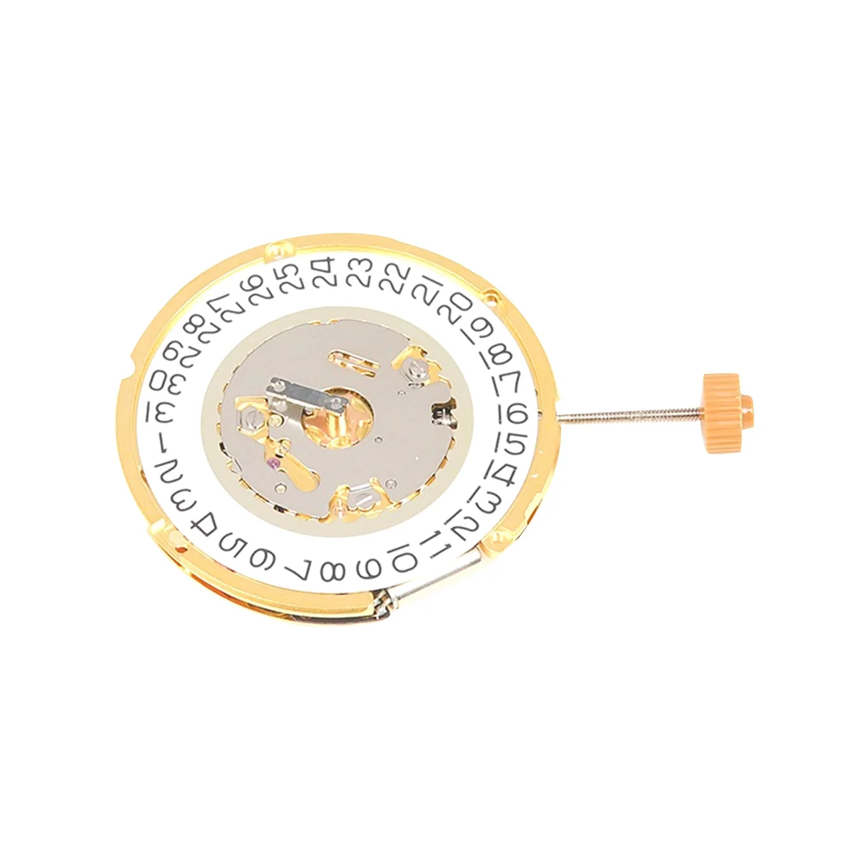 6004D Watch Movement 6004Two and A Half Needle Movement 3 O'Clock Calendar Quartz Watch Movement Replacement for RONDA