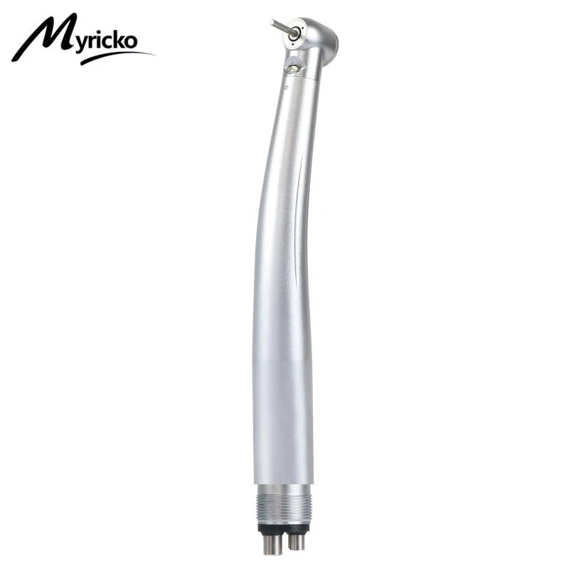 Dental High Speed E-generator Led Handpieces Turbine Push Button Ceramic Bearing Triple Water Spray Fit NSK Type