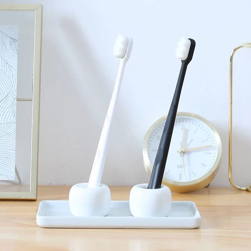 Ten Thousand Hair Toothbrush Soft Bristles Family Pack Student Couple Model Mass Sales Pack Independent Packaging Support