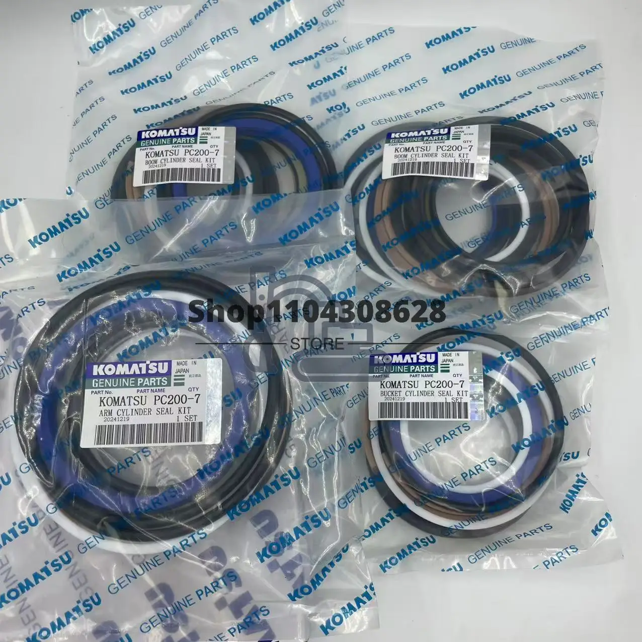 

for Komatsu Excavator PC200-8 PC200-7 Hydraulic Boom/Arm/Bucket Excavator Cylinder Seal Kit