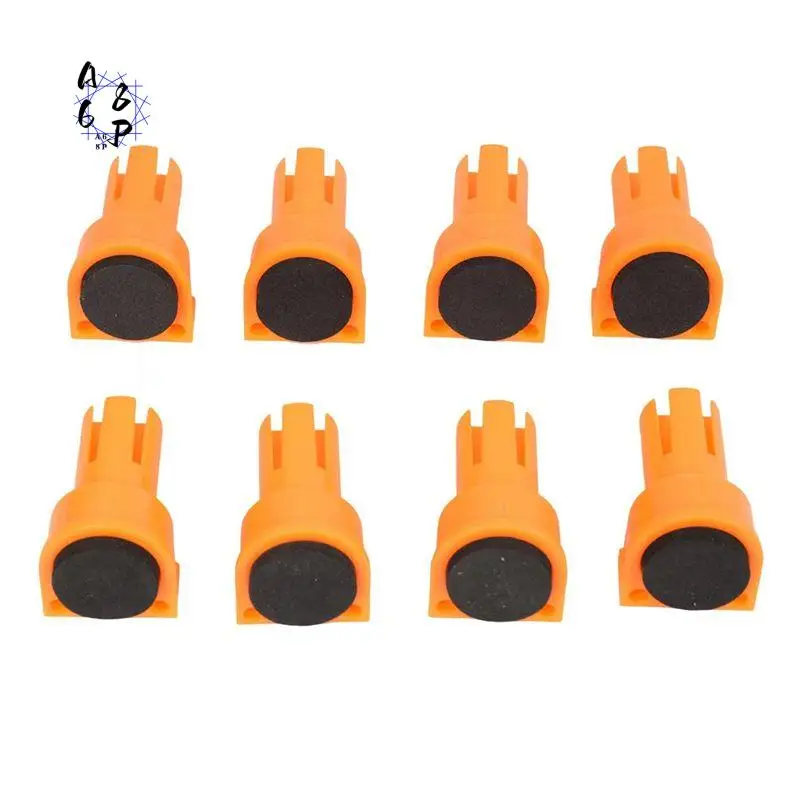 

A68P-8Pcs Зажим для собак с втулкой Настольные тормозные вставки из нескользящей этиленвинилацетата для отверстий для собак 3/4 дюйма Деревообрабатывающий магазин Essentia