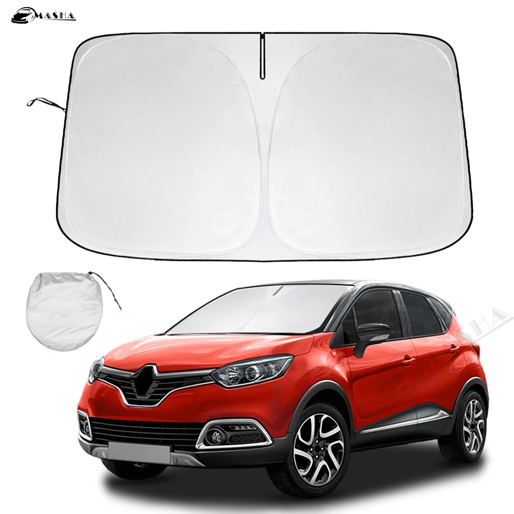 Для Renault Capture Captur 2013 -2022 2023 солнцезащитный козырек на лобовое стекло автомобильный солнцезащитный козырек складной солнцезащитный козырек блоки УФ-лучей