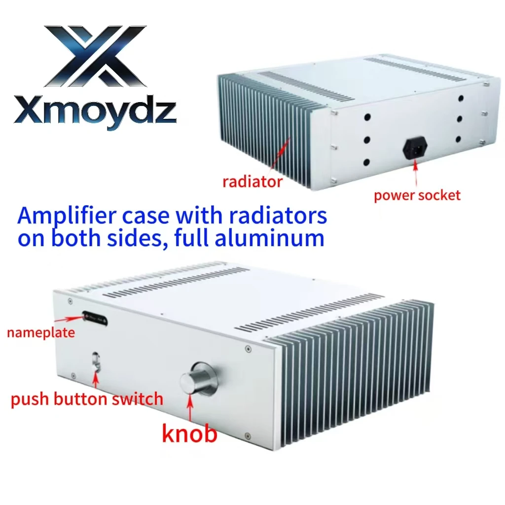 

BRZHiFi - высококачественный цельноалюминиевый корпус усилителя мощности 20 Вт, специально разработанный для Xiaojia, BZ3612A